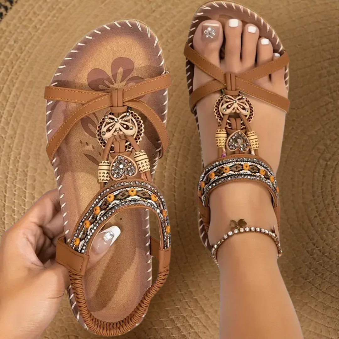 Sandals For Women | Decorative Strap Open-Toe Design
