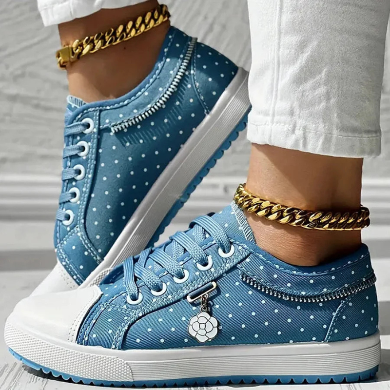 Sneakers For Women | Tie-Front  Low-Top