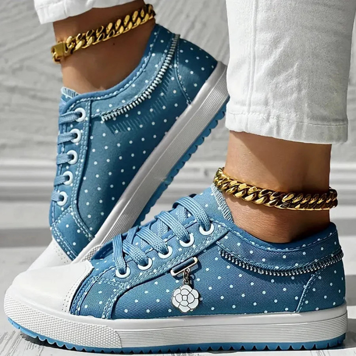 Sneakers For Women | Tie-Front  Low-Top