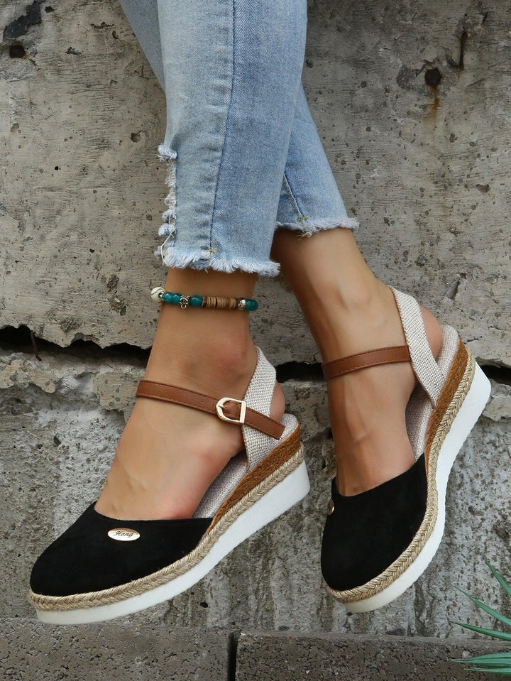Women’s Espadrille Cushioned Wedge Sandals