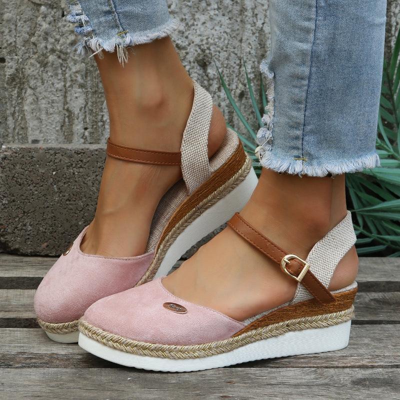 Women’s Espadrille Cushioned Wedge Sandals