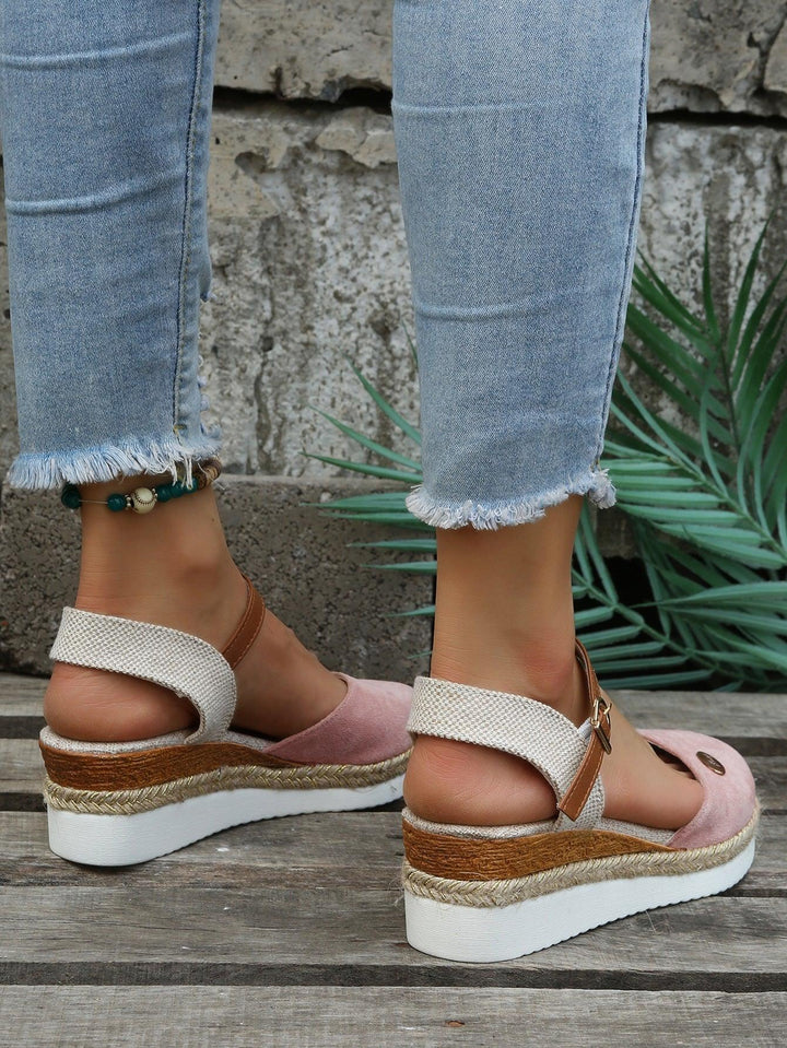 Women’s Espadrille Cushioned Wedge Sandals