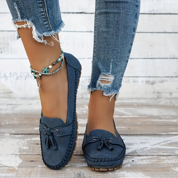 Loafers For Women | Tassel Closed Toe