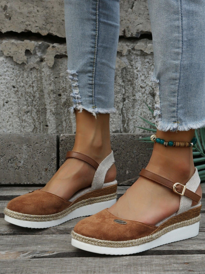 Women’s Espadrille Cushioned Wedge Sandals