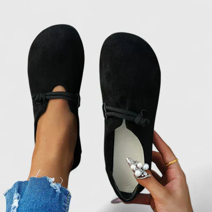 Loafers For Women | Round Toe Rope Detail Mules