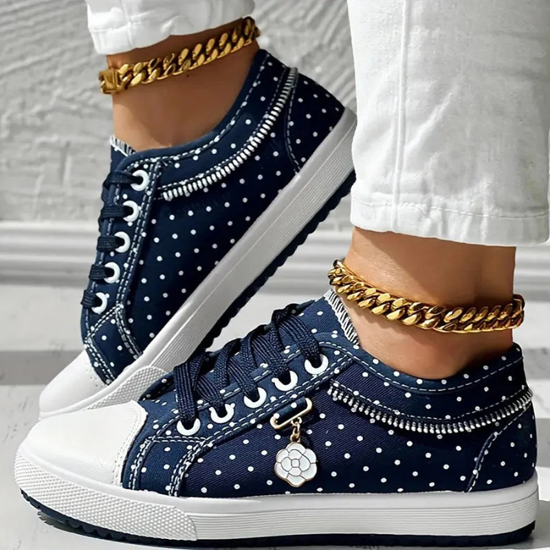 Sneakers For Women | Tie-Front  Low-Top