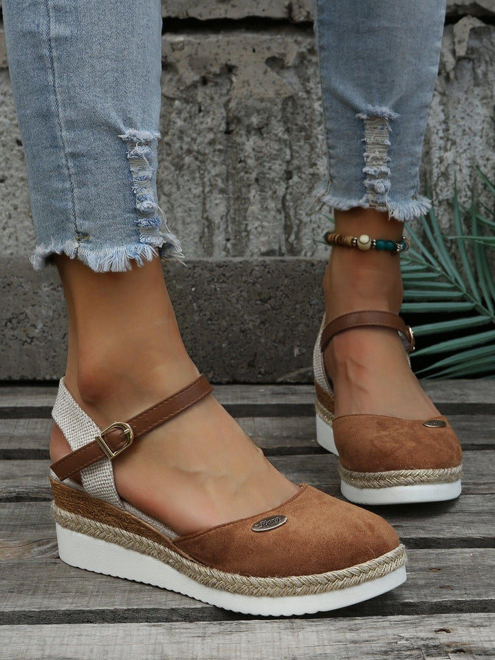 Women’s Espadrille Cushioned Wedge Sandals