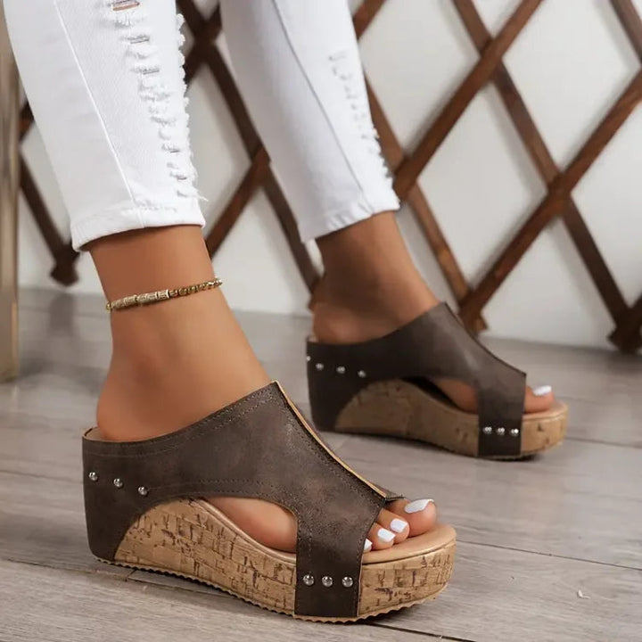 Women’s Comfort Platform Wedge Sandals Thick Sole