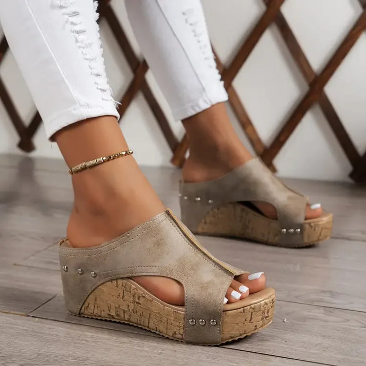 Women’s Comfort Platform Wedge Sandals Thick Sole
