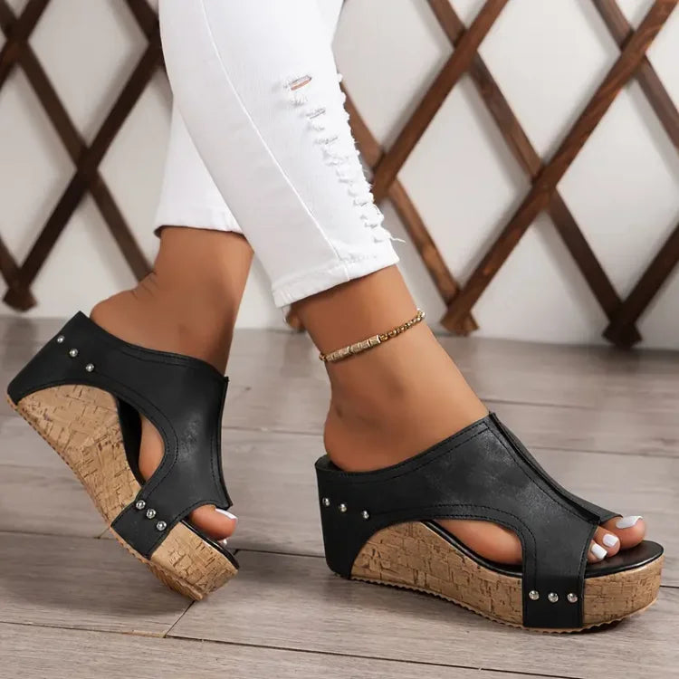 Women’s Comfort Platform Wedge Sandals Thick Sole