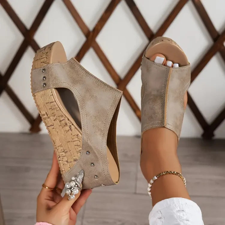 Women’s Comfort Platform Wedge Sandals Thick Sole