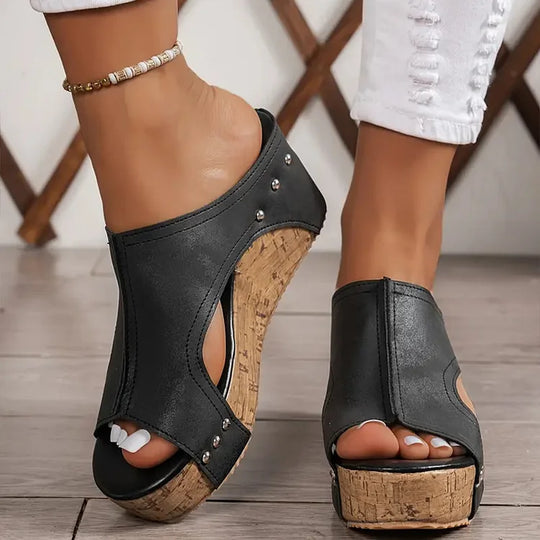 Women’s Comfort Platform Wedge Sandals Thick Sole