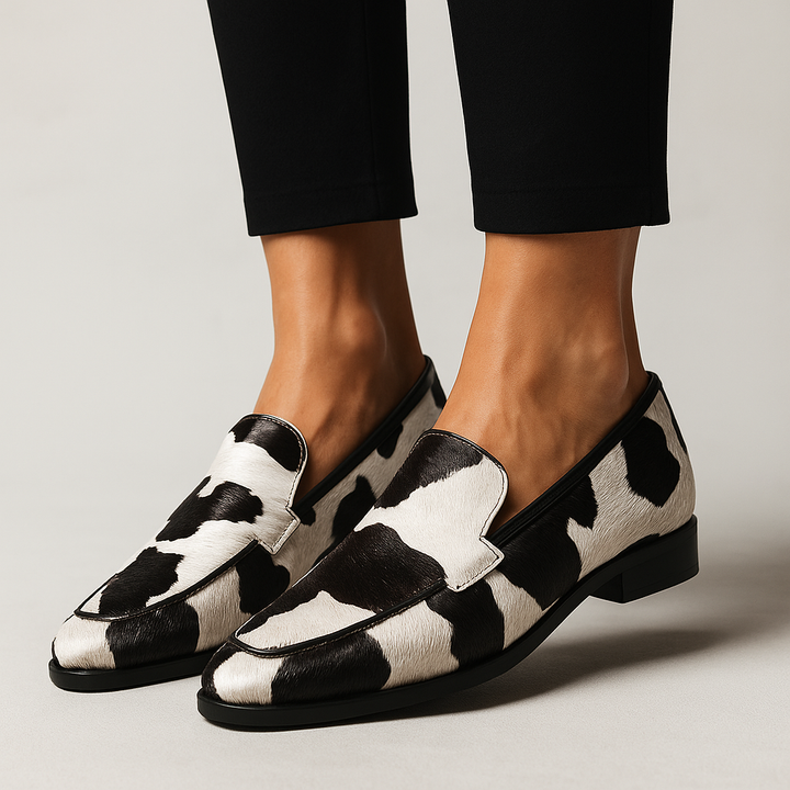 Loafers for Women | Patterned Print Upper