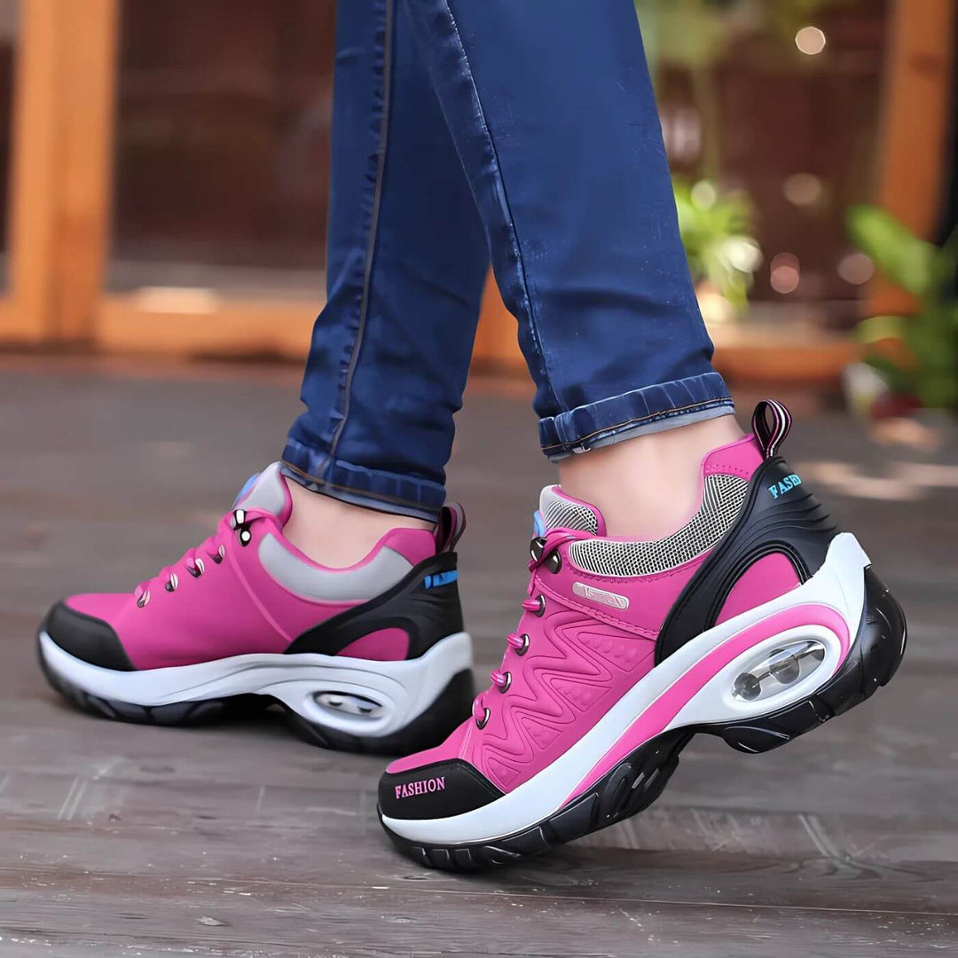 Sneakers For Women | Lace-Up Low Top Hiking Friendly