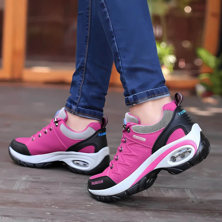 Sneakers For Women | Lace-Up Low Top Hiking Friendly