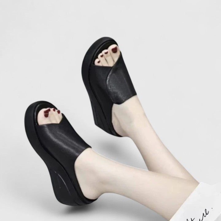 Sandals For Women | Platform Open Toe Slip-On