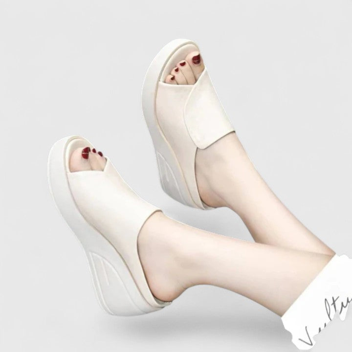 Sandals For Women | Platform Open Toe Slip-On