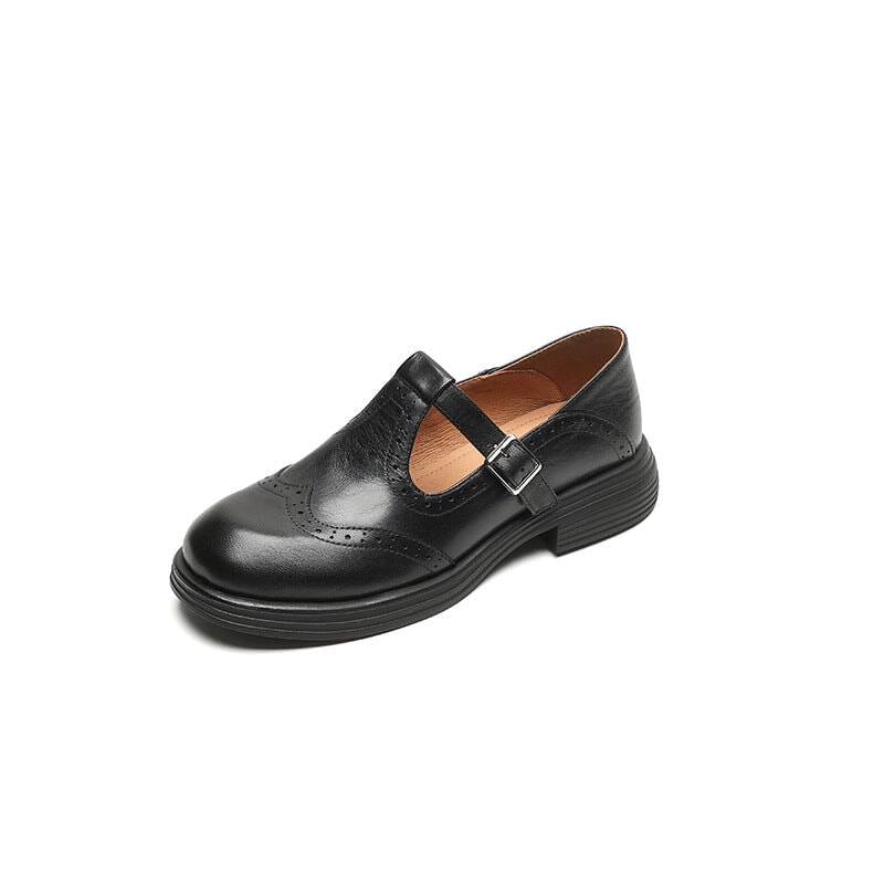 Mary Jane Shoes For Women | Closed Toe With Buckle Strap