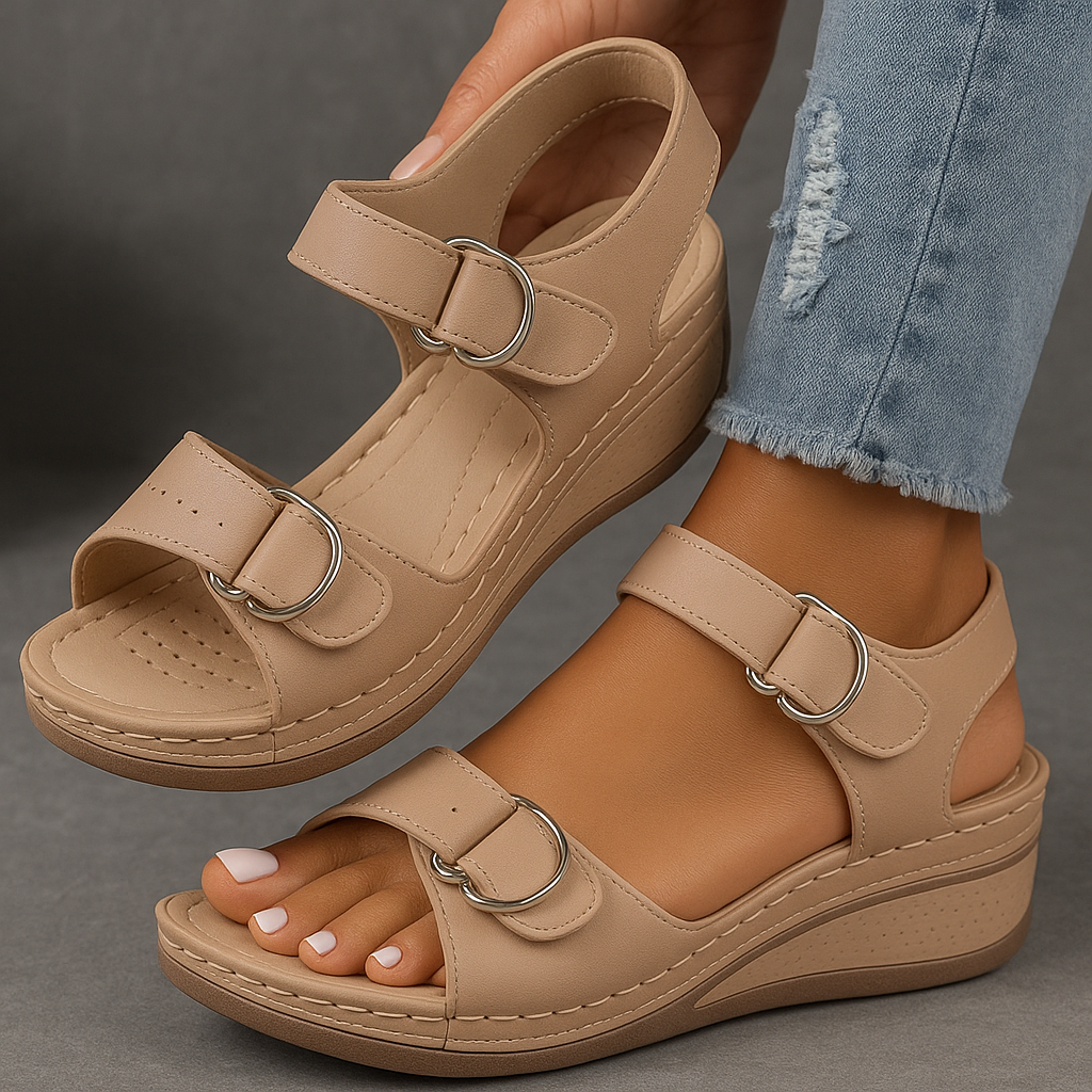 Sandals For Women | Open Toe Ankle Strap With Platform Sole