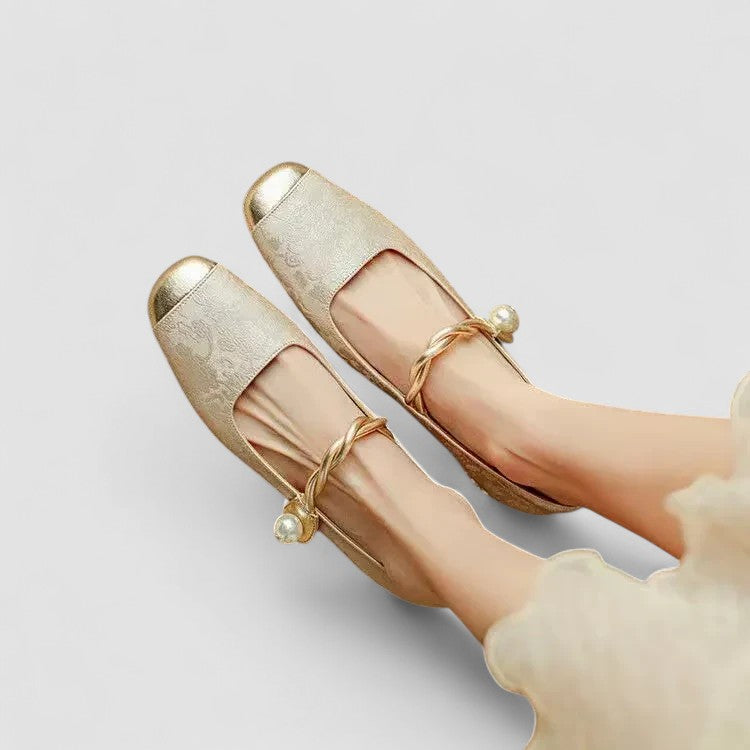 Mary Jane Shoes for Women | Metallic Accents