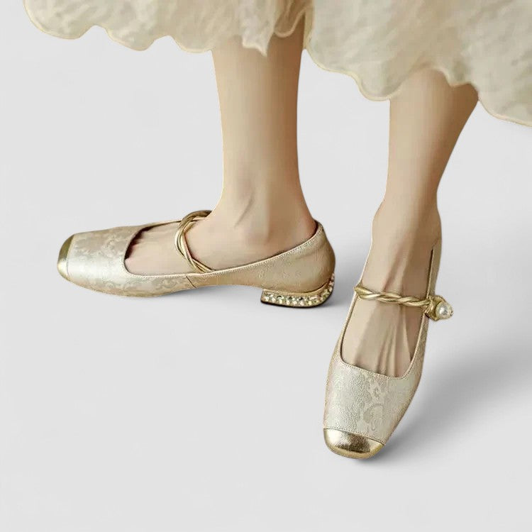 Mary Jane Shoes for Women | Metallic Accents
