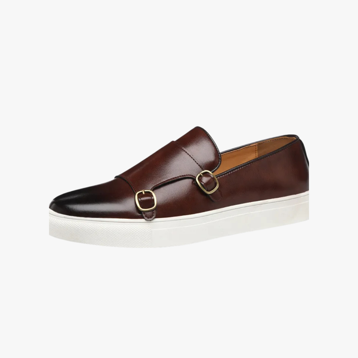 Gregory | Men's Monk Strap Slip-On Loafers
