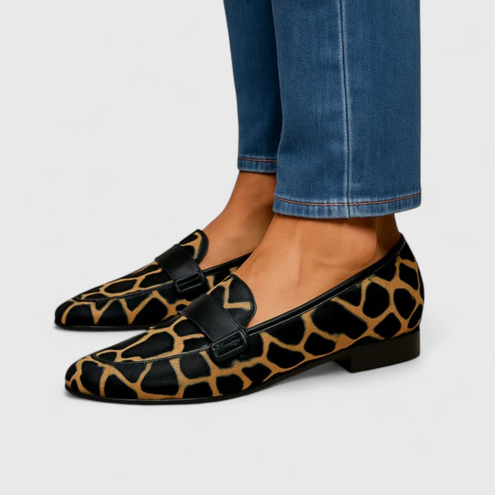 Loafers  for Women | Patterned Buckle Detail