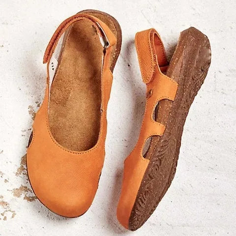 Flats For Women | Closed Toe With Slingback Strap