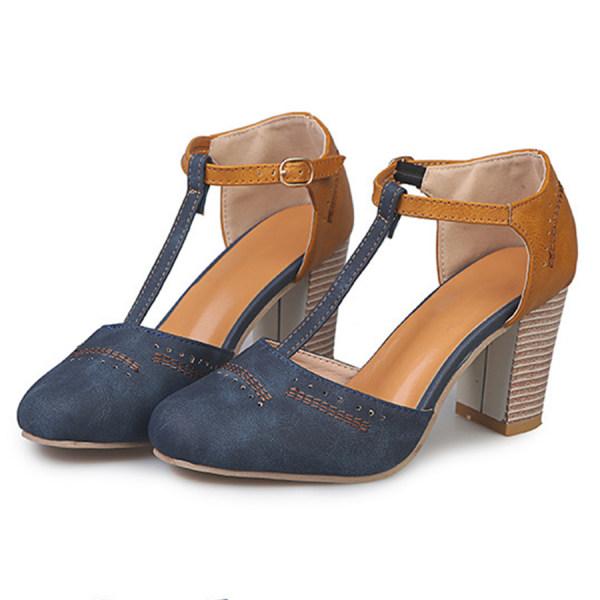 Mary Jane Shoes for Women | T-Strap Block Heel