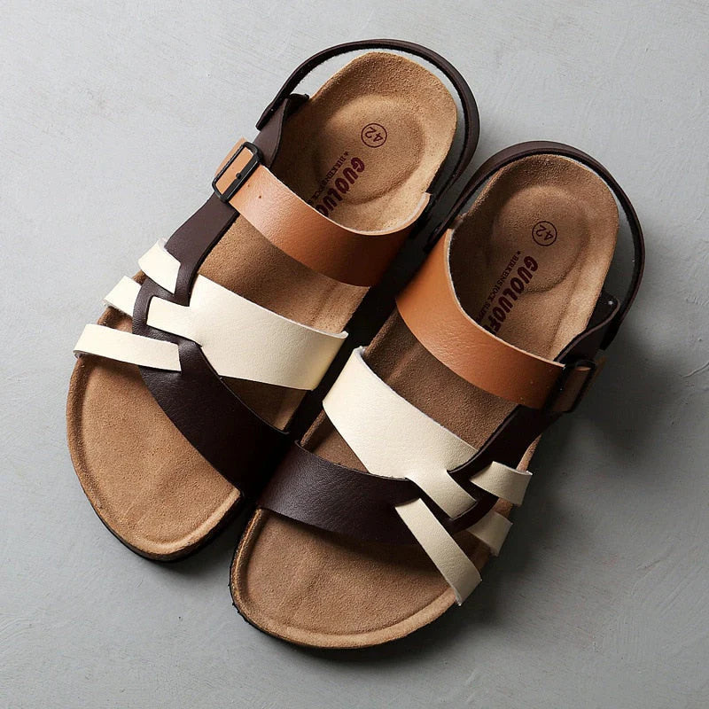 Leonard | Men's Adjustable Strap Open Toe Sandals