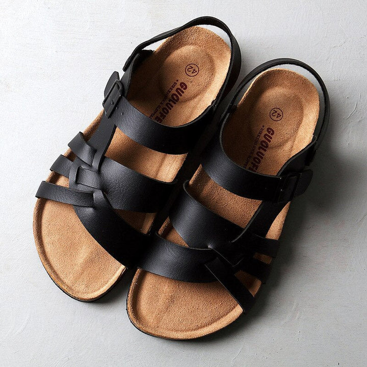 Leonard | Men's Adjustable Strap Open Toe Sandals